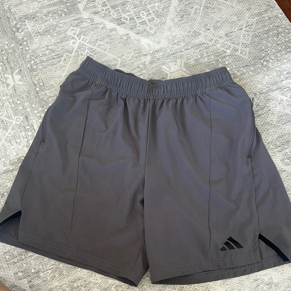 Adidas Men's Gray Performance Shorts